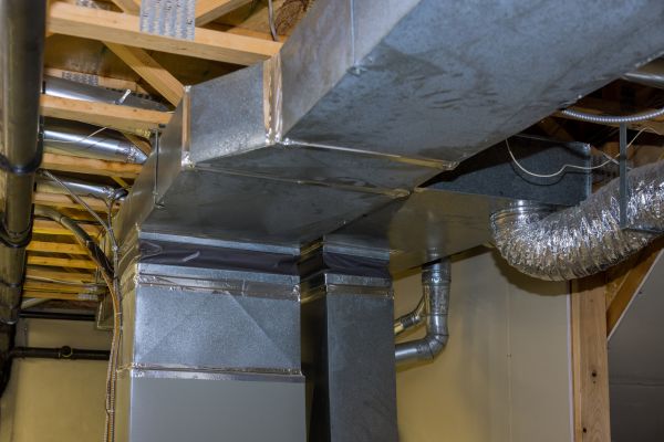 Central Heating Duct Install